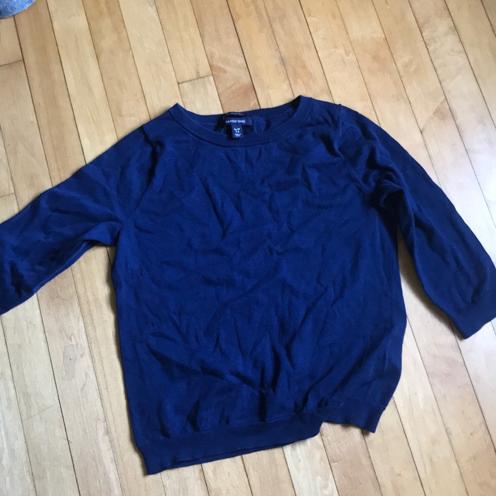 Lands End Cotton Sweater